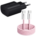 Ładowarka sieciowa Shudder gniazdo USB-C z funkcją Power Delivery GaN 25W czarna + KPO9106