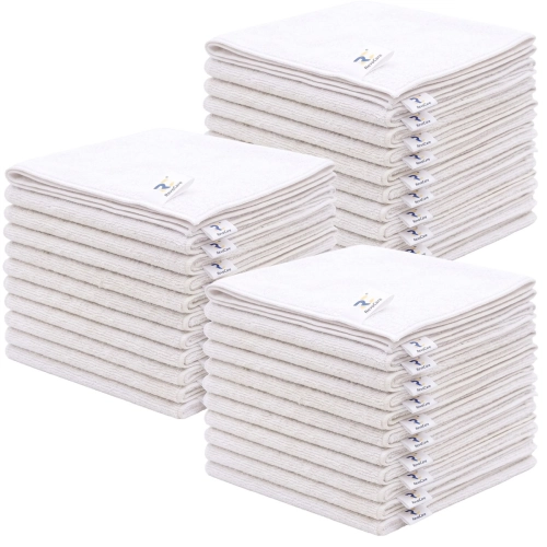 Zestaw ręczników z mikrofibry RevoCare 40x40cm 36szt. biały Grube 380GSM